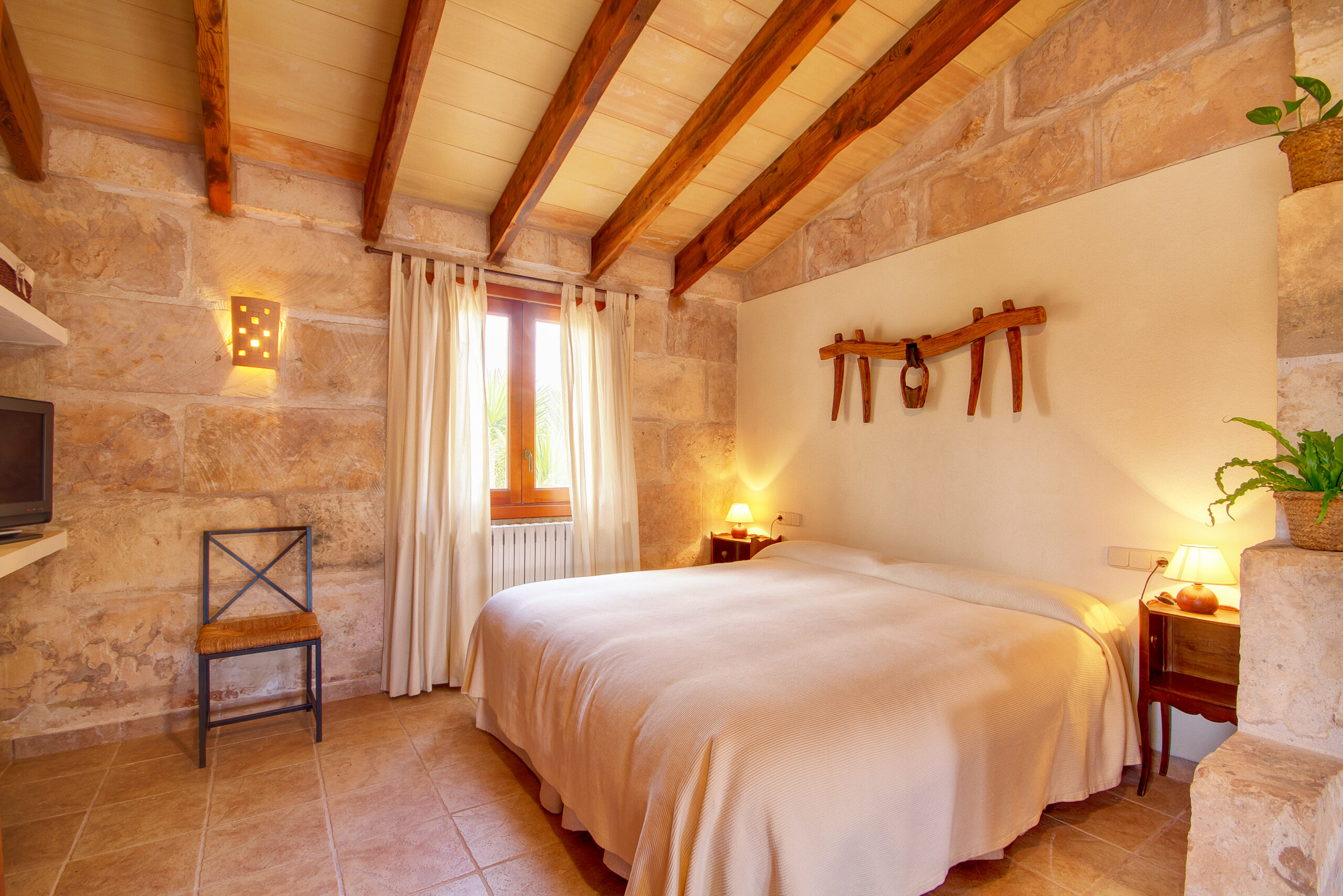 Rincón exterior de la finca